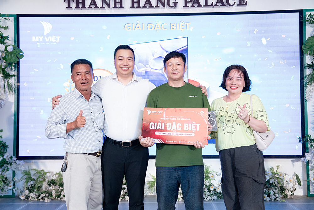 Chương trình bốc thăm trúng thưởng mang lại không khí sôi động cho sự kiện