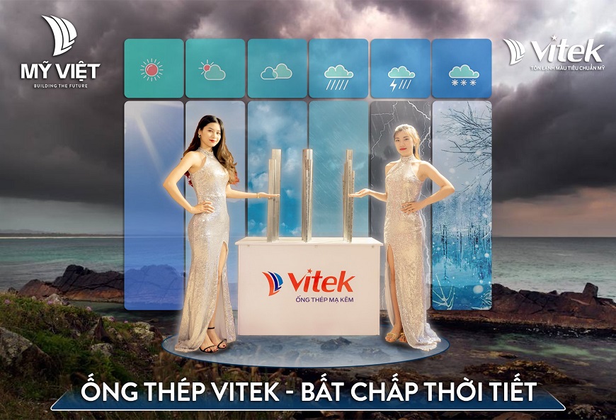 Ống thép mạ kẽm Vitek - Độ bền bỉ cao, khả năng chịu lực tốt, bất chấp thời tiết