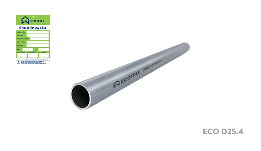 Ống thép phi 25 thương hiệu Ecotole