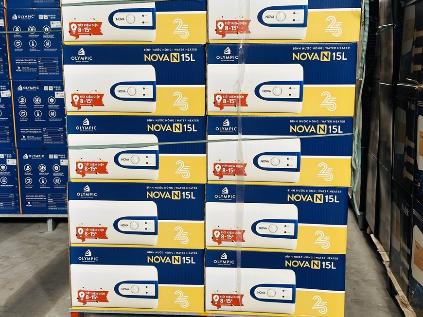 Bình nóng lạnh Nova 15l, lựa chọn tối ưu nhất cho gia đình từ 1-2 thành viên