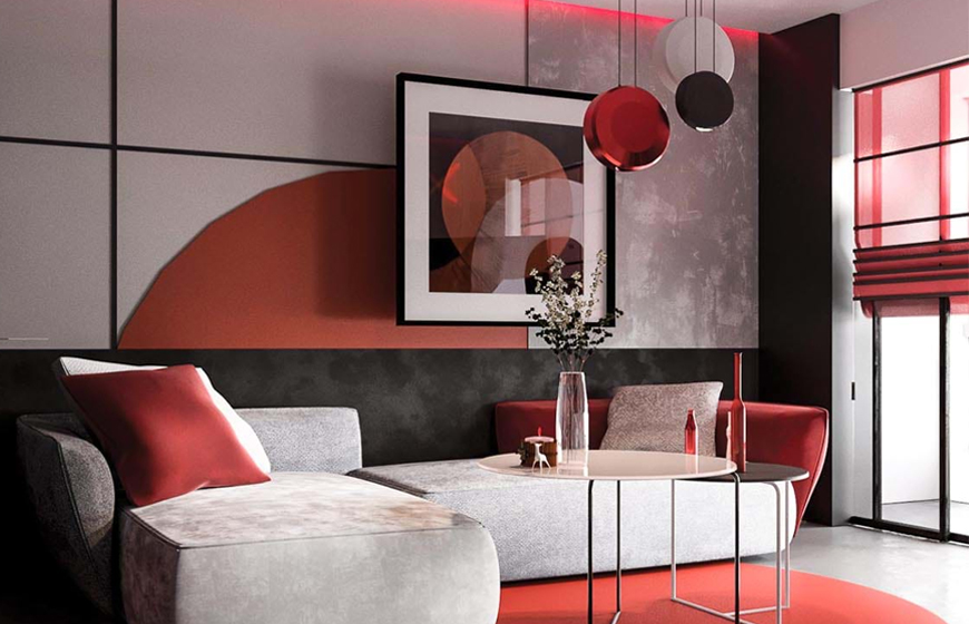 Phong cách đương đại phù hợp với cung Bạch Dương