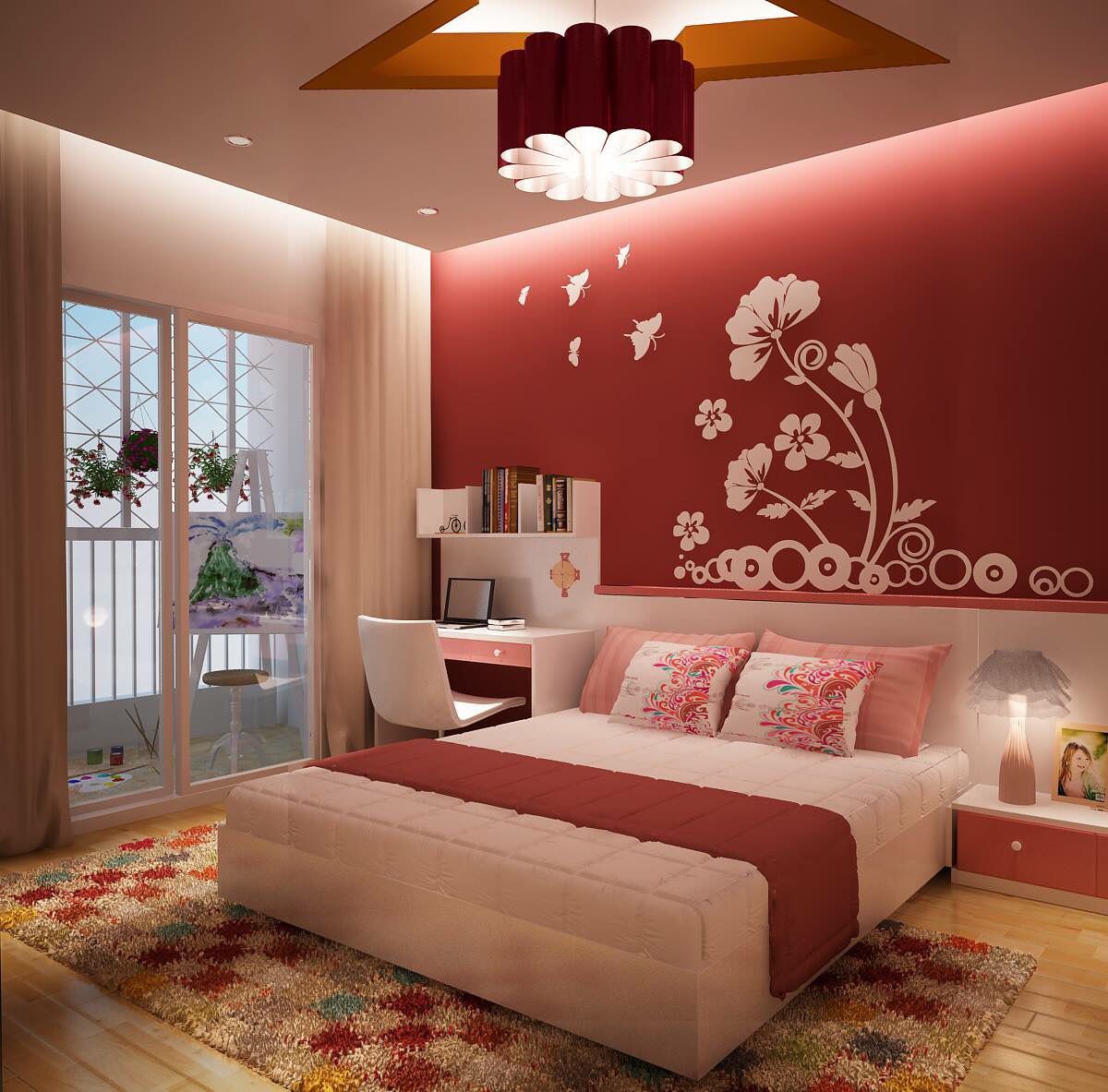 Phòng ngủ của gia chủ mệnh Hỏa nên được bố trí theo các hướng có Mộc khí như Đông hoặc Đông Nam