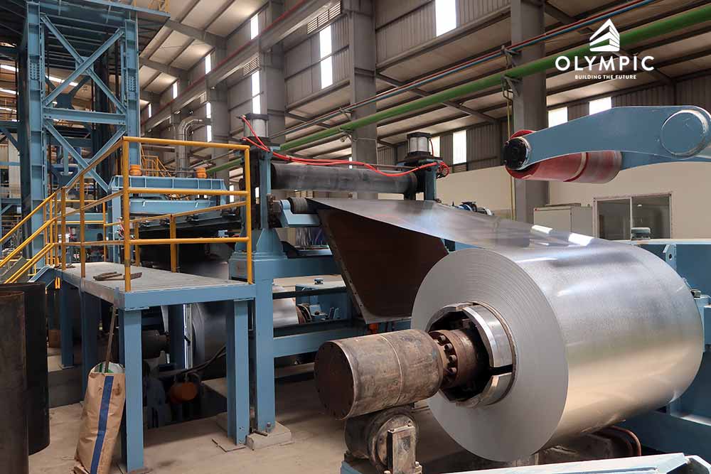 Sản phẩm tôn mạ lạnh Olympic của Mỹ Việt đều đáp ứng tiêu chuẩn quốc tế khắt khe nhất