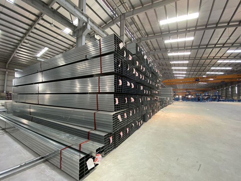 Thép hộp Vitek chính hãng đều được gắn tem mác rõ ràng