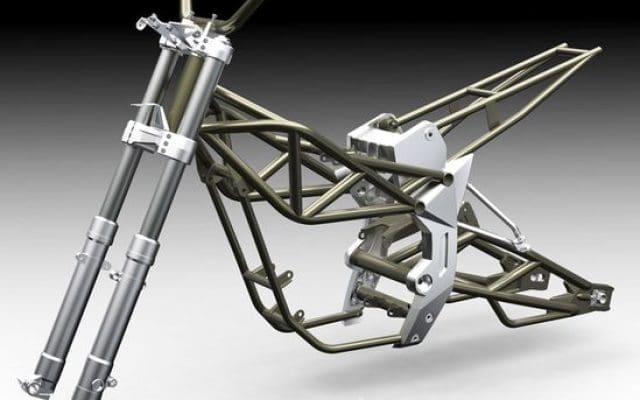 Khung xe máy được làm từ ống thép tròn mạ kẽm