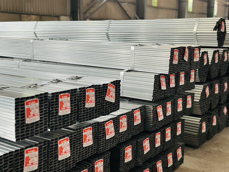 Ống thép hộp vuông mạ kẽm Vitek