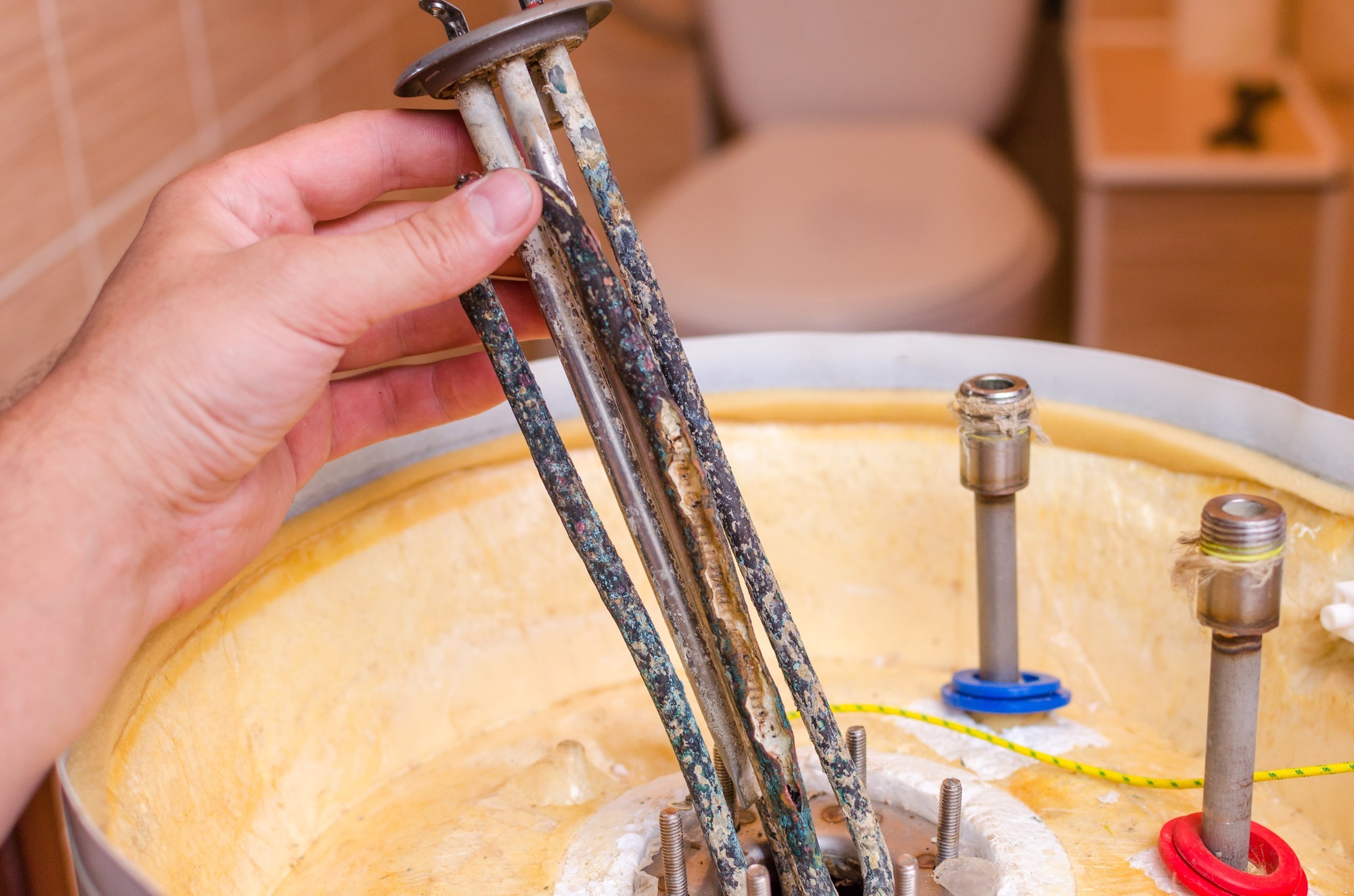 Thanh đốt bị ăn mòn