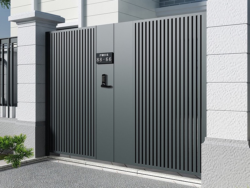 Cổng nhà trở nên thẩm mỹ hơn với ống thép hộp