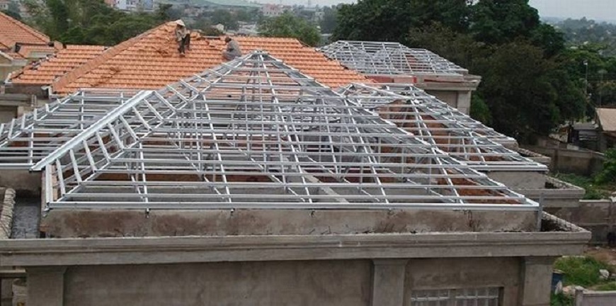 Thép hộp mạ kẽm chữ nhật Vitek 50x100 được ứng dụng trong nhà ở