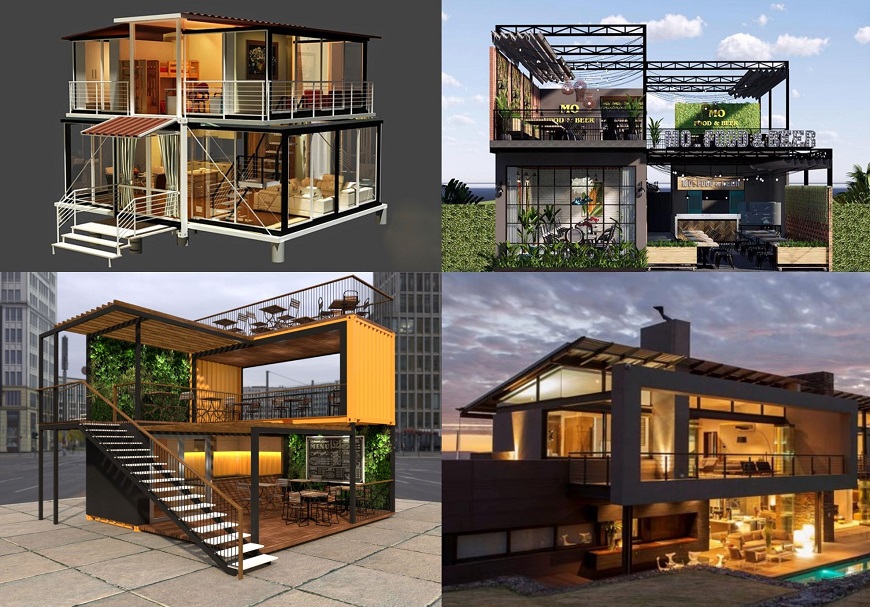 Ứng dụng thép hộp vuông Vitek cho công trình nhà ở dân dụng hay mô hình kinh doanh