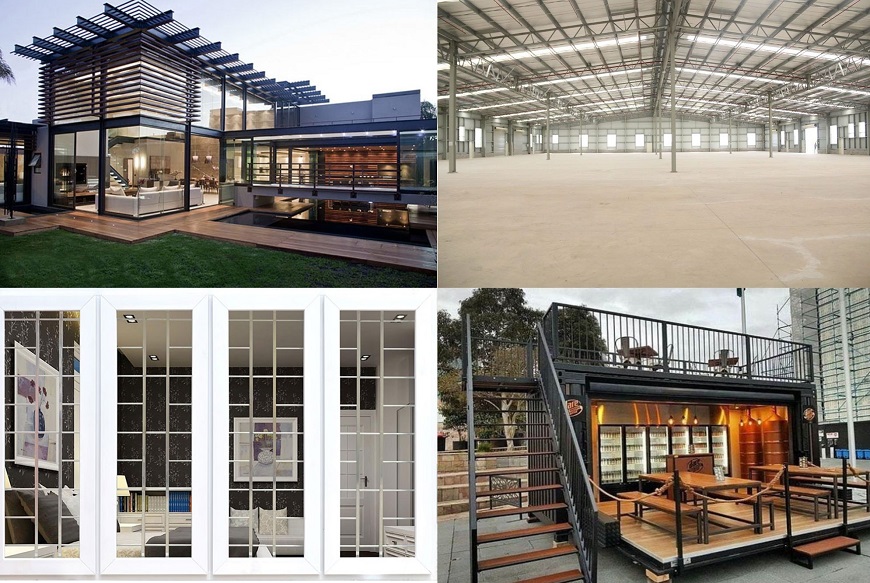 Sử dụng ống thép hộp Vitek cho đa dạng công trình từ nhà ở dân dụng, công trình công nghiệp đến mô hình kinh doanh