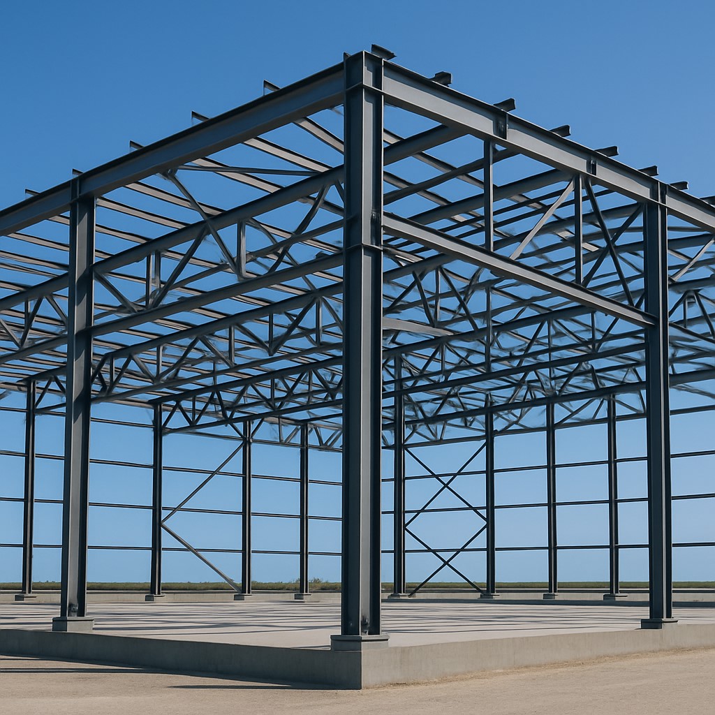 Với những nhà xưởng quy mô lớn, có thiết bị máy móc nặng hoặc yêu cầu kỹ thuật cao, việc lựa chọn thép làm khung nhà xưởng là giải pháp tối ưu, đảm bảo độ an toàn và tuổi thọ lâu dài cho công trình