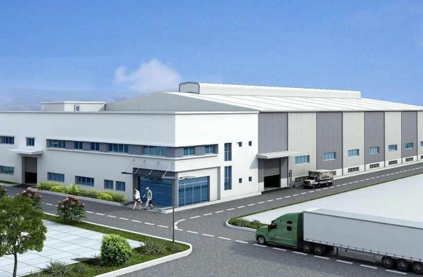 Công xưởng công nghiệp với quy mô lớn