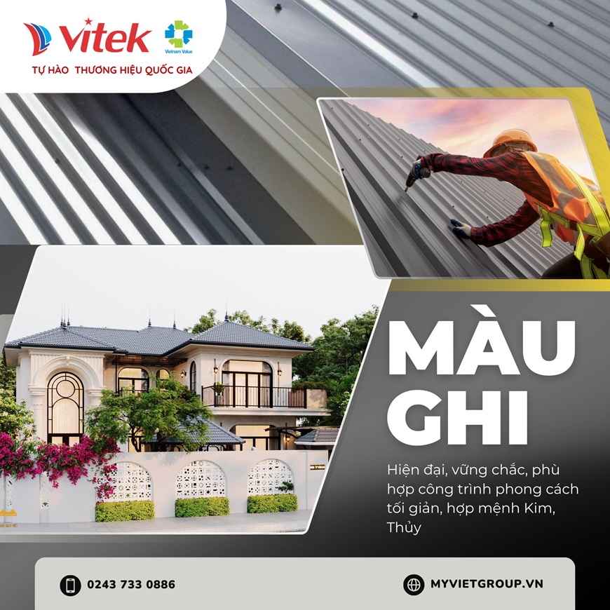 Gam màu tinh tế nhất hiện nay gọi tên ghi xám - biểu trưng cho sự hiện đại và vững chắc