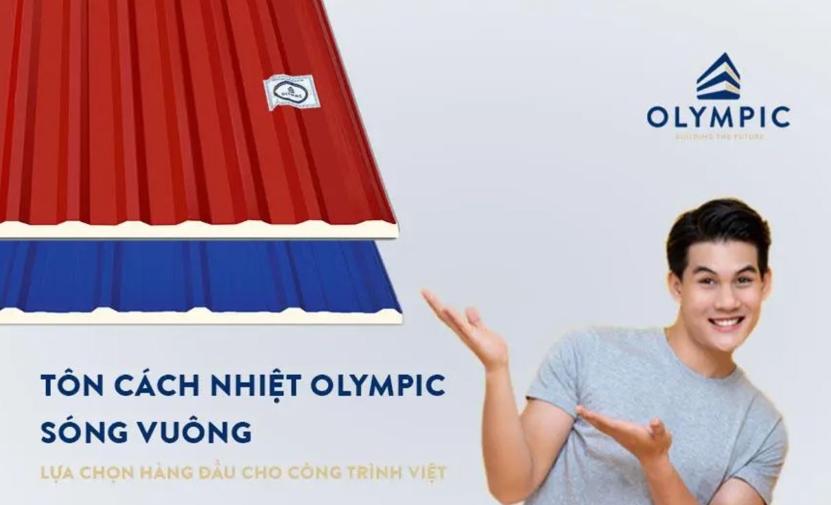 Tôn cách nhiệt sóng vuông Olympic