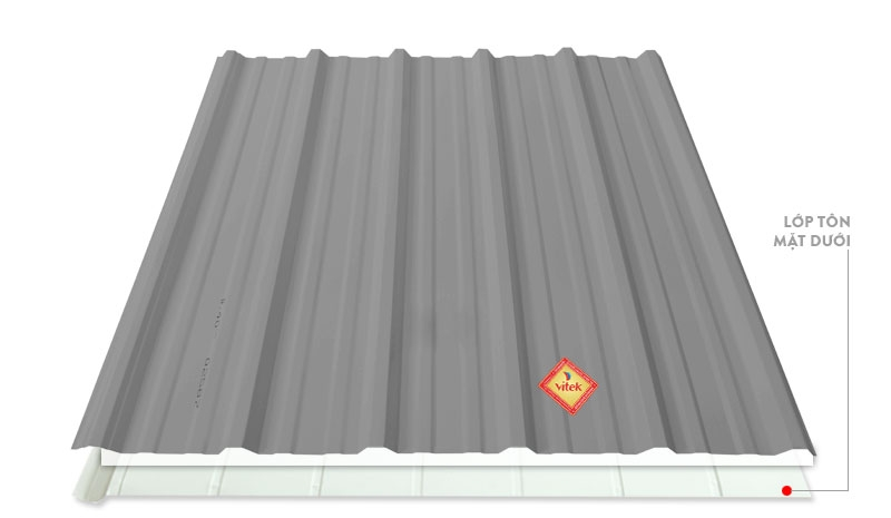 Tôn chống cháy Vitek với cấu tạo 3 lớp hiện đại