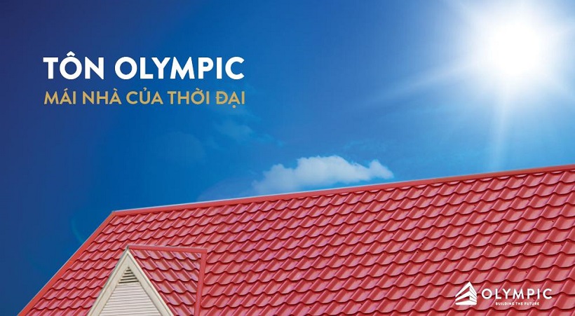 Tôn lợp mái Olympic bền đẹp, sang trọng tiết kiệm chi phí xây dựng
