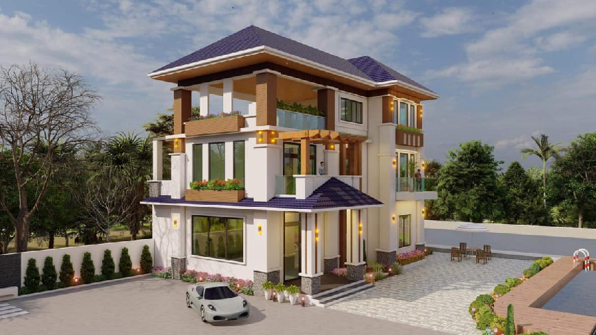 Tôn Olympic mang đến vẻ đẹp bền vững cho ngôi nhà biệt thự