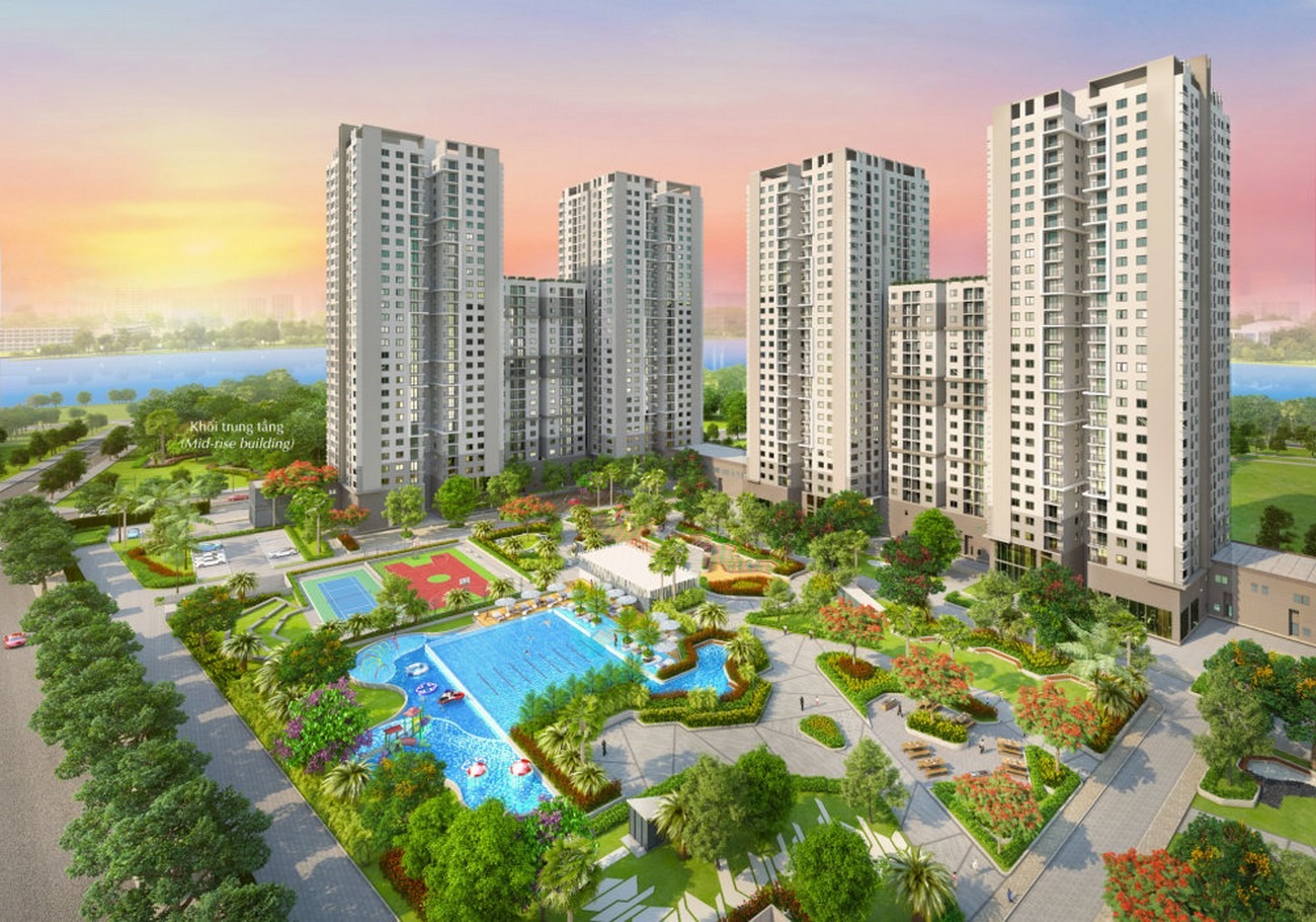 Dự án Sài Gòn Residences được thực hiện bởi công ty xây dựng Hoà Bình