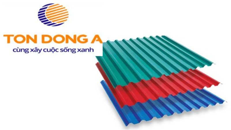 Tôn mạ lạnh Đông Á, thương hiệu tôn phổ biến tại Việt Nam