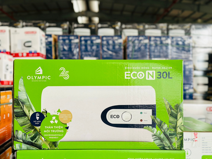 Bình nóng lạnh Olympic Eco thân thiện với môi trường