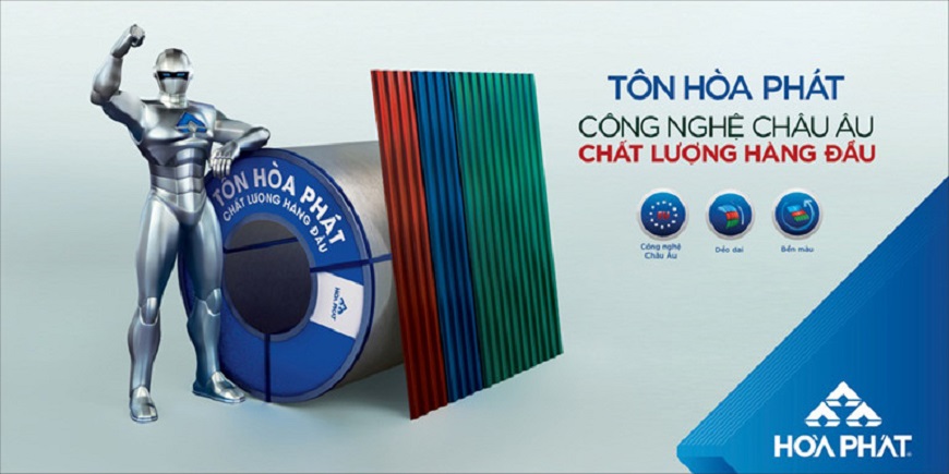 Ngoài thép thì tôn cũng là một sản phẩm “mạnh” của Hòa Phát
