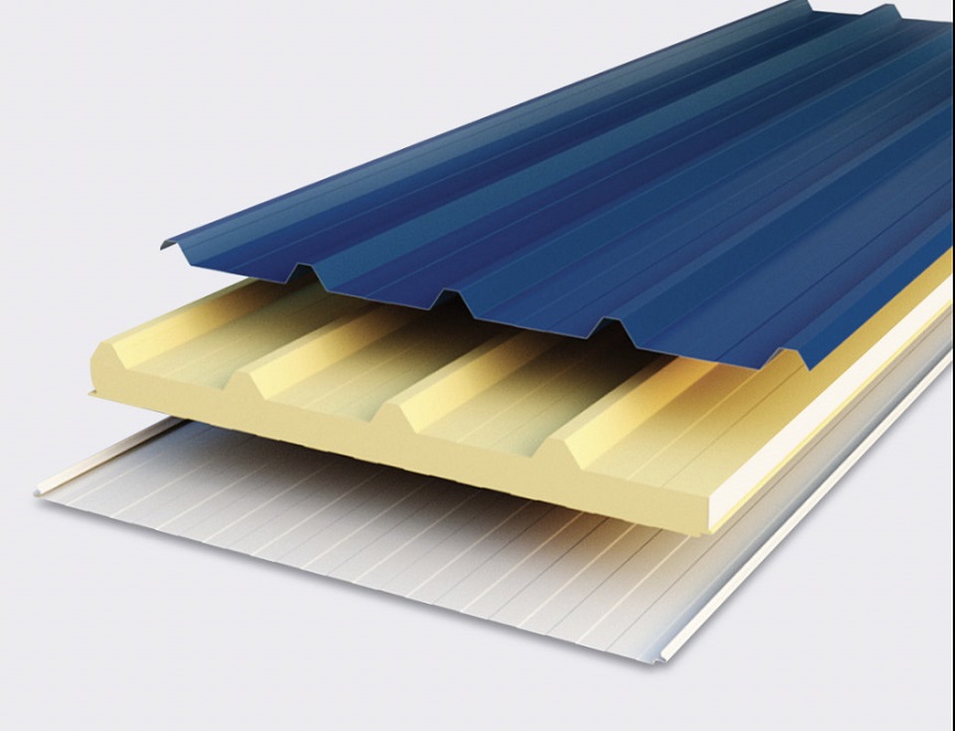 Cấu tạo tôn cách nhiệt PU gồm 3 lớp