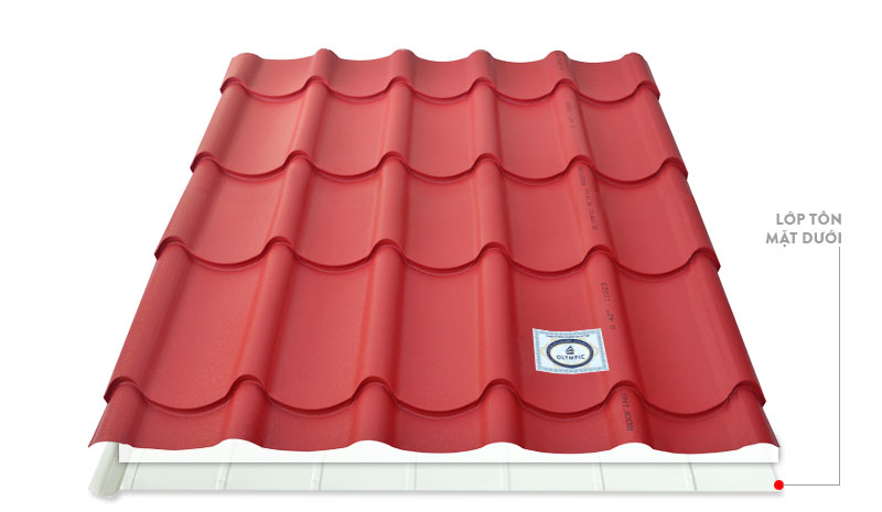 Tôn cách nhiệt giả ngói với ưu điểm thẩm mỹ vượt trội