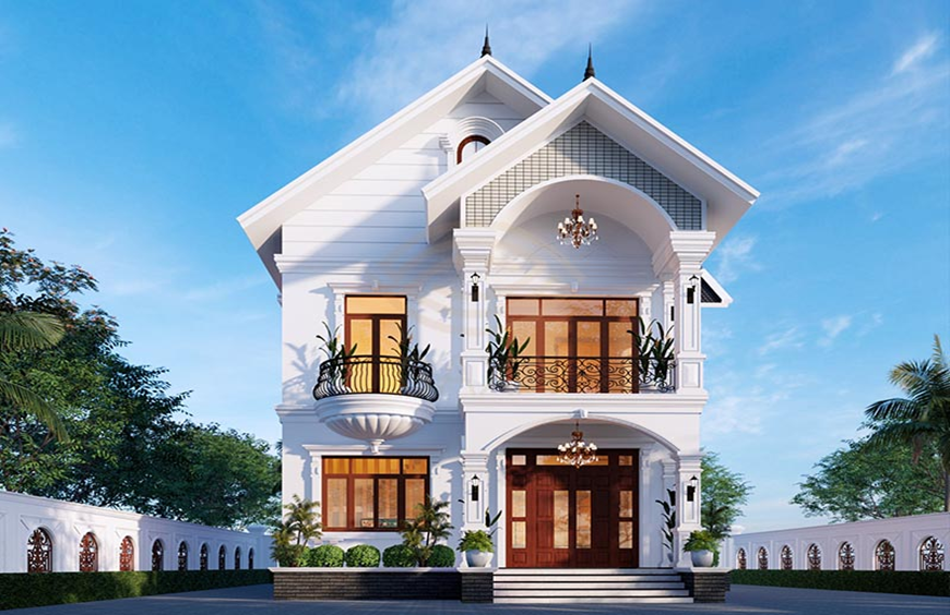 Đường nét cách điệu trở thành điểm nhấn ngoại thất cho công trình của bạn