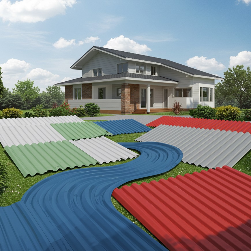 Chọn màu mái tôn hợp phong thủy không chỉ đẹp mắt mà còn gửi gắm những niềm tin tích cực về cuộc sống thuận lợi, hưng vượng