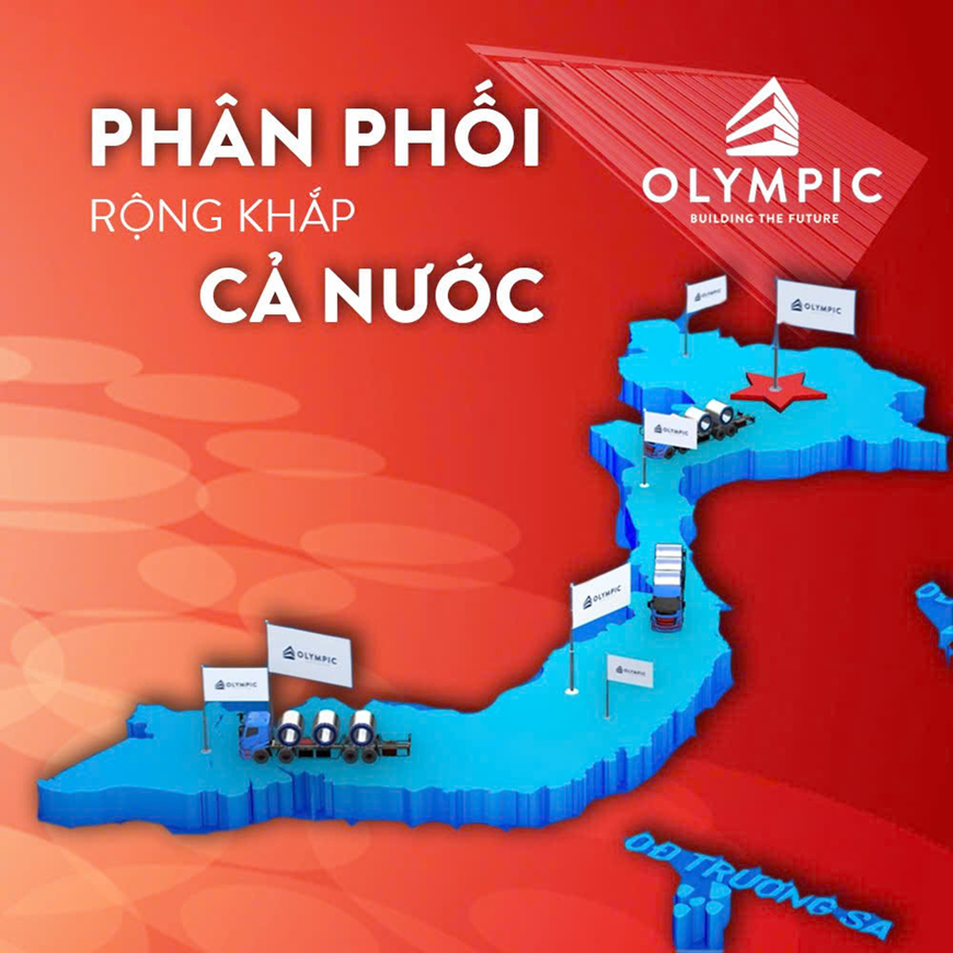 Mỹ Việt xây dựng hệ thống đại lý cấp 2 phủ khắp toàn quốc phục vụ nhu cầu xây dựng của mọi gia đình