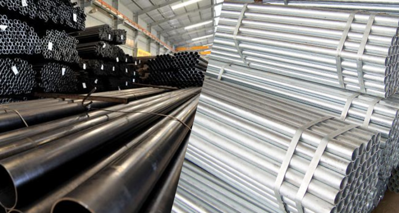 Thép ống đen và thép ống mạ kẽm