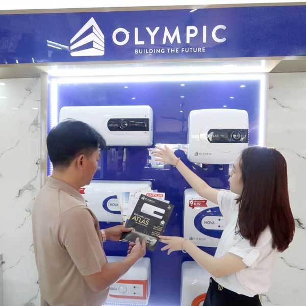 Địa điểm chọn mua bình nóng lạnh Olympic Hitech