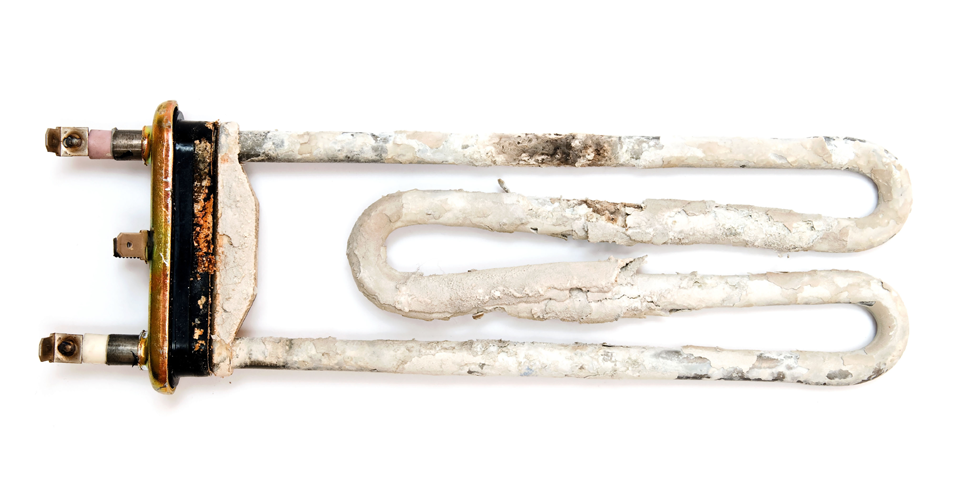 Thanh nhiệt bình nóng lạnh bị đóng cặn