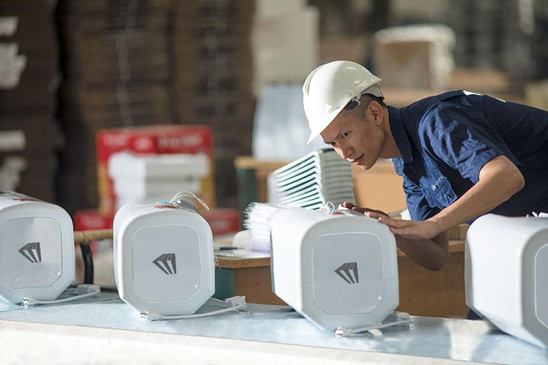 Thiết bị được sản xuất tỉ mỉ trên từng chi tiết