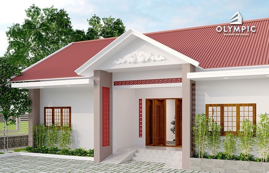 Nhà có màu trắng hợp với mệnh của gia chủ sinh năm 1985 Ất Sửu