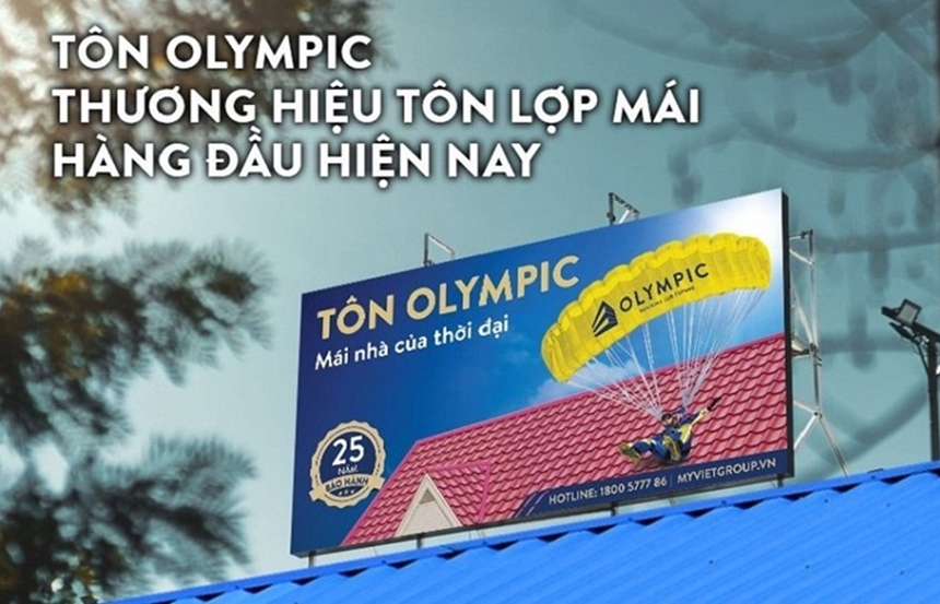 Tôn Olympic: Mái nhà bền vững, vẻ đẹp thời thượng