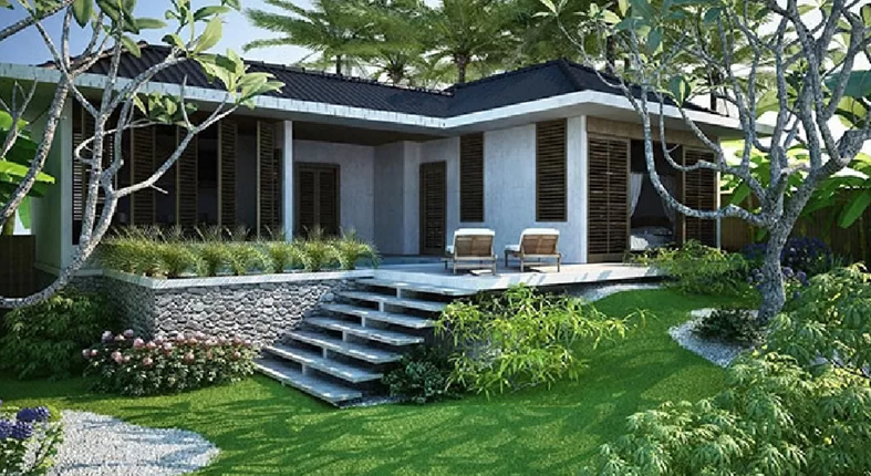 Không gian sống xanh, gần gũi với thiên nhiên