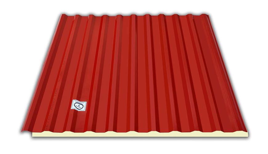 Các thông số kỹ thuật được in rõ ràng, sắc nét trên bề mặt tôn lợp Olympic