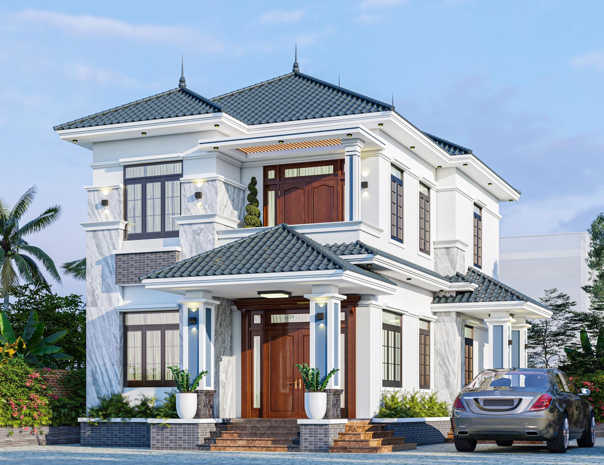 Sự kết hợp hài hòa giữa màu tôn lợp và kiểu nhà là yếu tố quan trọng không thể bỏ qua khi bạn xây dựng ngôi nhà mơ ước.