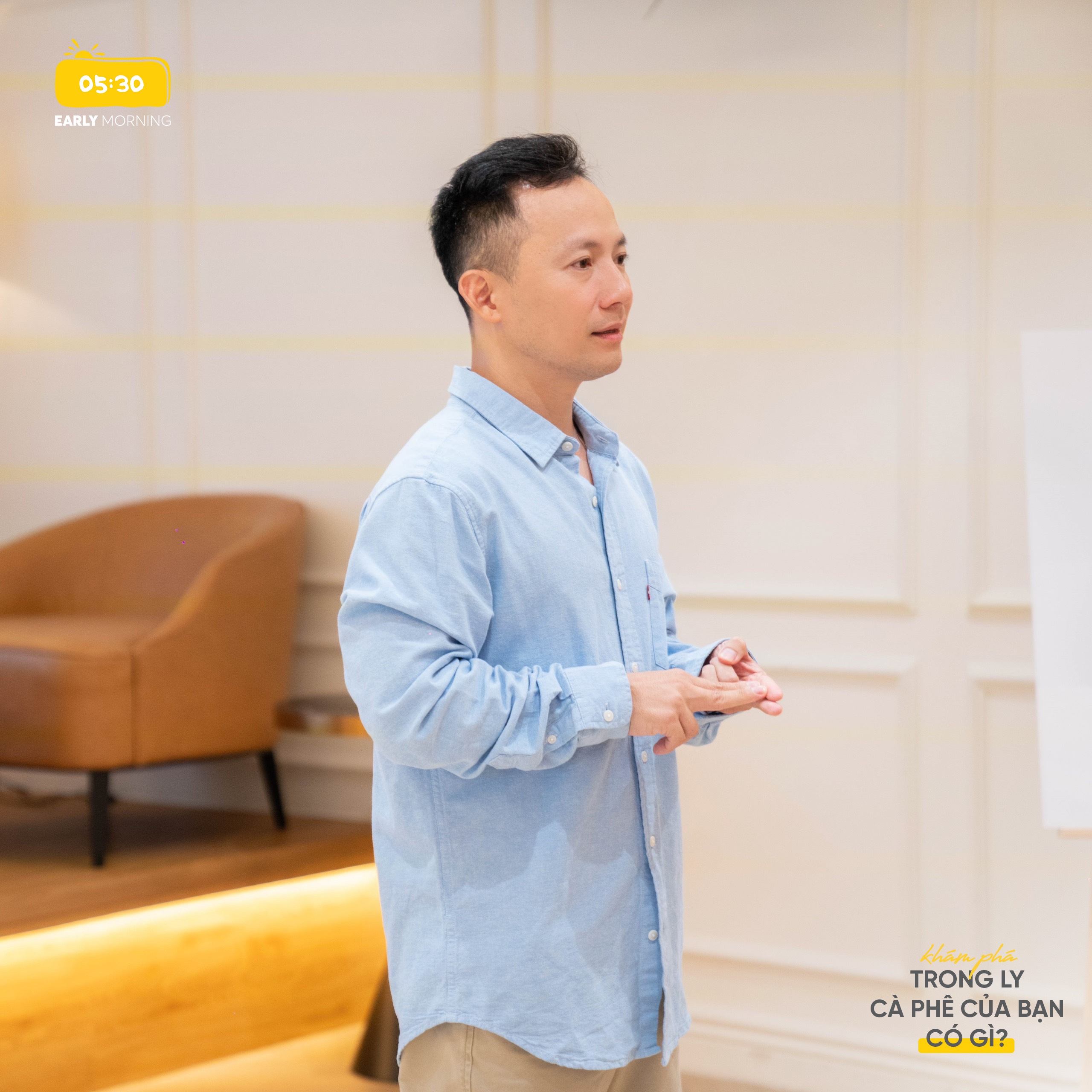 Founder Early Morning trực tiếp chia sẻ kiến thức trong buổi Workshop