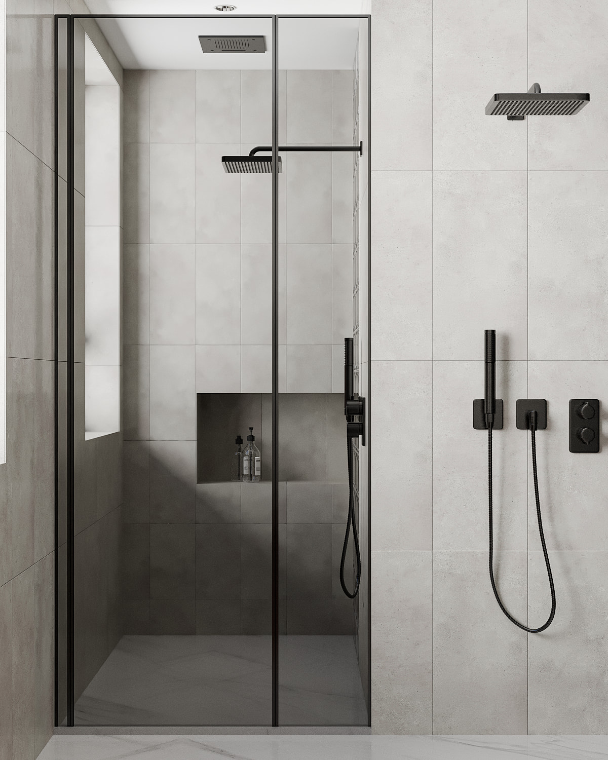 Gạch giả xi măng mờ 300x600 LUSOUL STONE GRIS