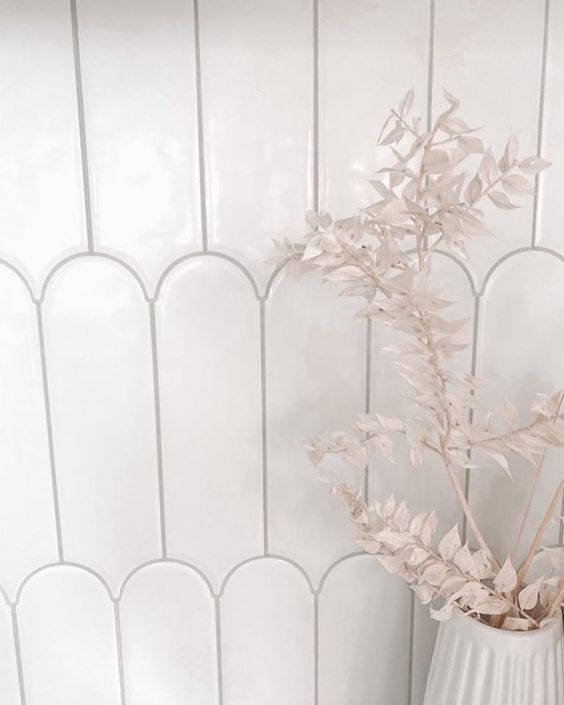 Gạch mosaic lông vũ M9300 (màu trắng)