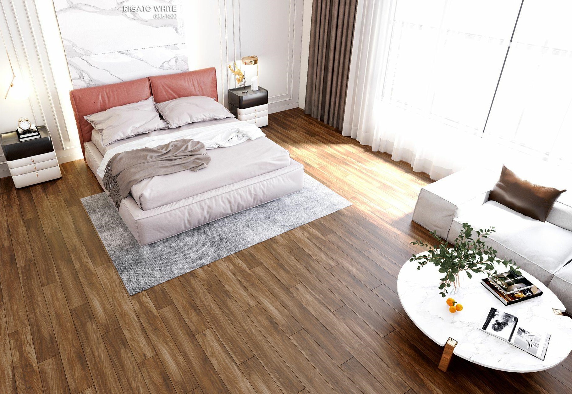 Gạch giả gỗ 195x1200 LUWOOD PLANK 5701