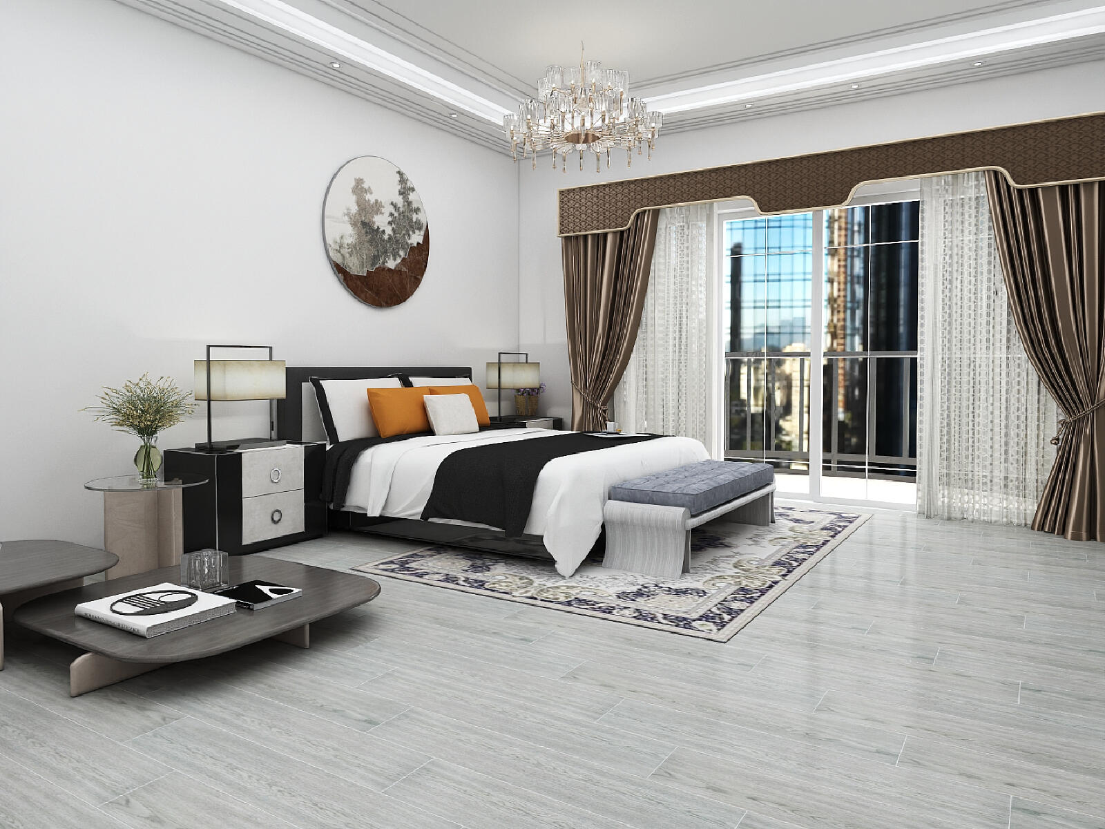 Gạch giả gỗ 200x1000 LUDM201051