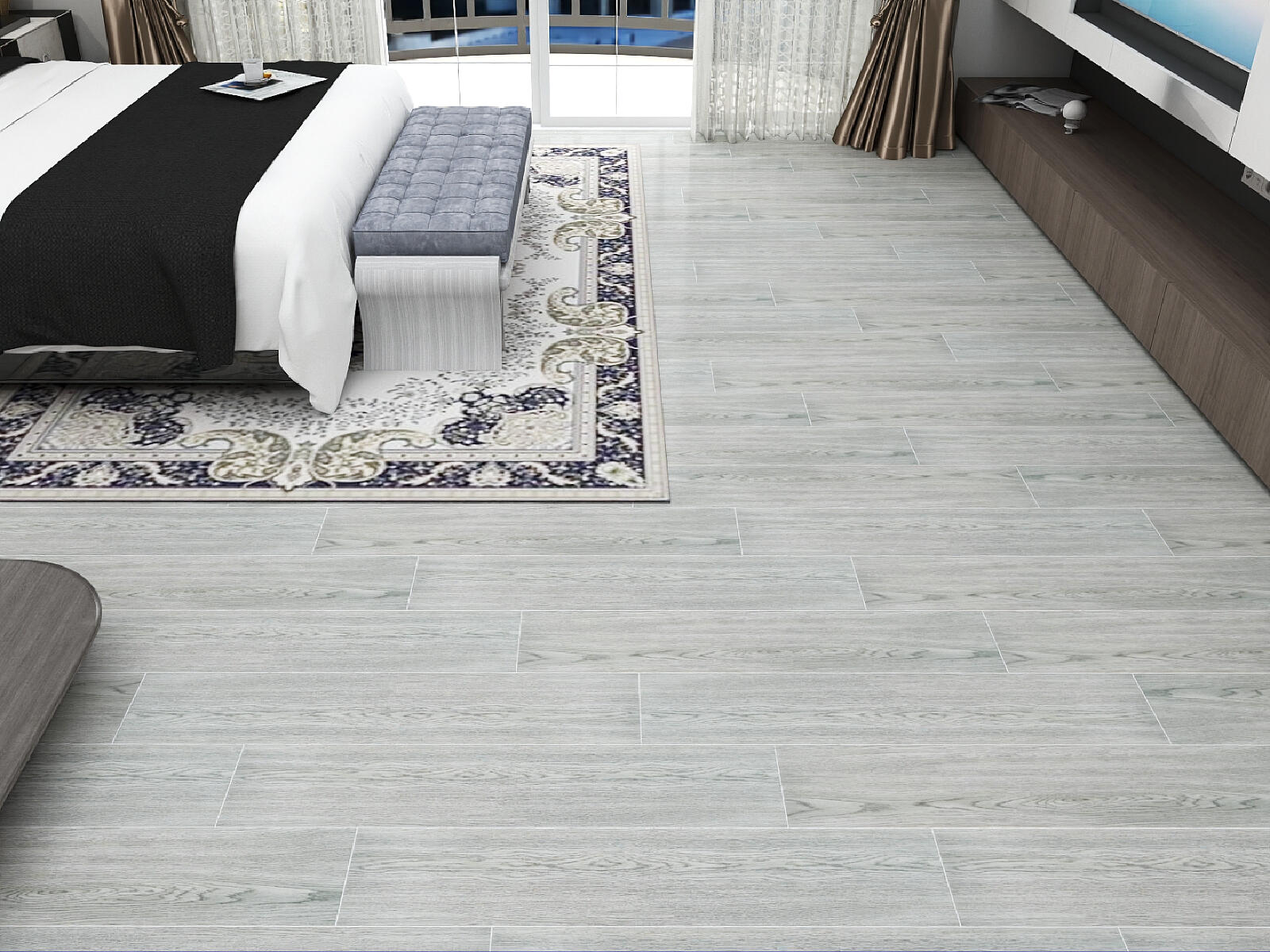 Gạch giả gỗ 200x1000 LUDM201051