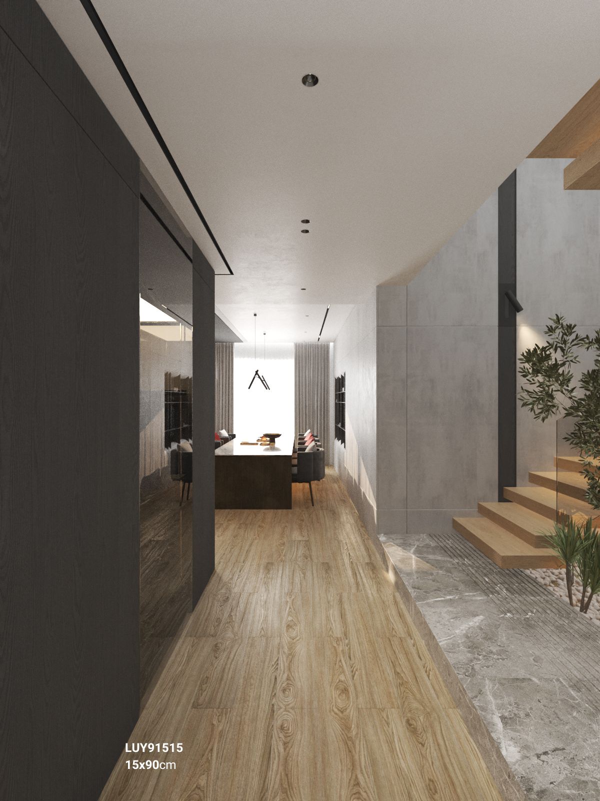 Gạch giả gổ 150x900 LUY91515