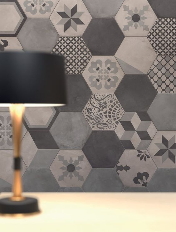 Kết hợp nhiều loại gạch bông lục giác từ các họa tiết khác nhau đem đến cái nhìn đầy nghệ thuật