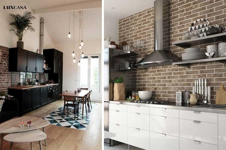 Mẫu gạch giả cổ ốp bếp được các nhà thiết kế Châu Âu ưa chuộng sử dụng