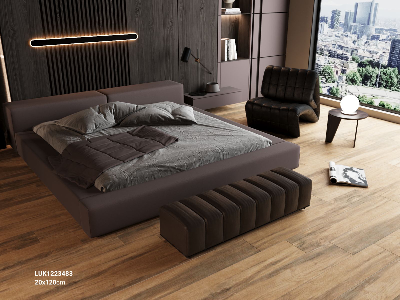 Gạch giả gỗ 200x1200 LU443